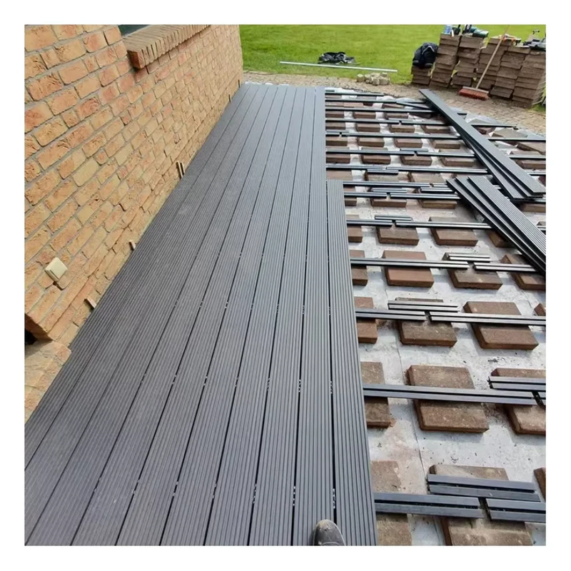 Waterproof ECO Friendly Wooden Decks Outdoor Floor Wood Composite Decking for Exterior Decoration