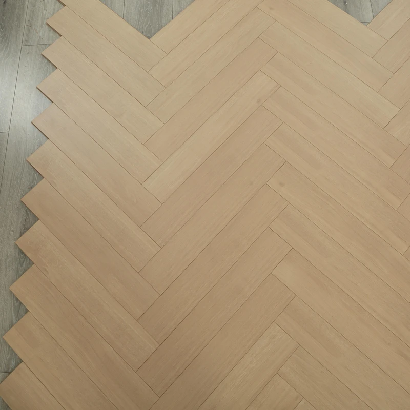Waterproof Herringbone Laminate Flooring 12mm Thickness with AC4 Certified Wear Resistance