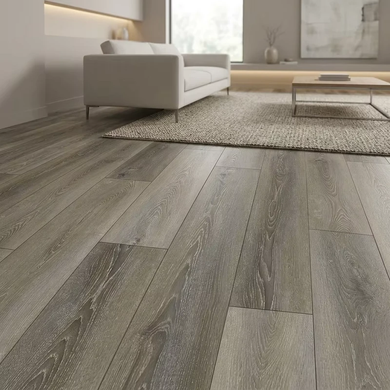 Waterproof Laminate Flooring Chinese Factory 8mm 12mm Click Installation AC4 Wear Resistant Design Style