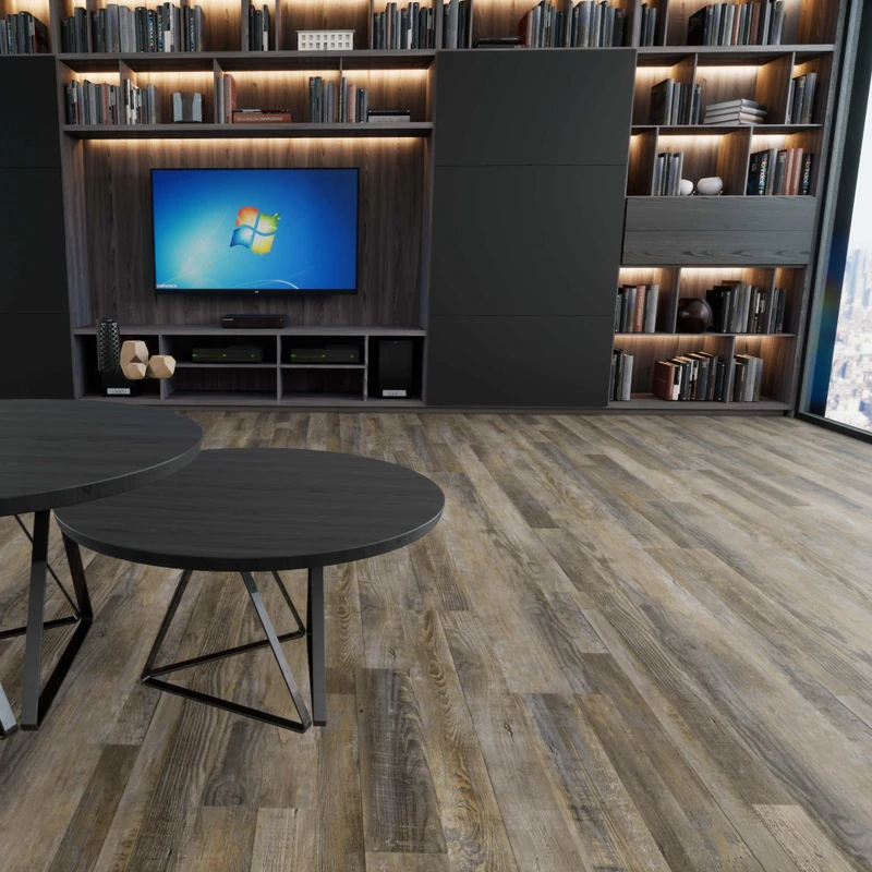 Waterproof Laminate Flooring LVT Plank Rigid Floating PVC Plastic Floor Panels Click SPC Flooring Laminados Pisos