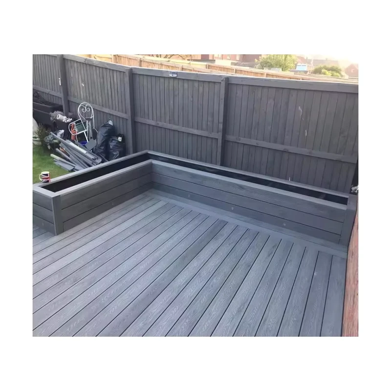 Waterproof No Warp 3D Embossed WPC Decking