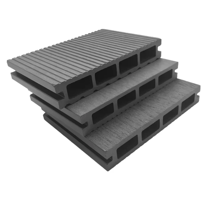 Waterproof Outdoor Composite Patio Flooring Hollow Decking