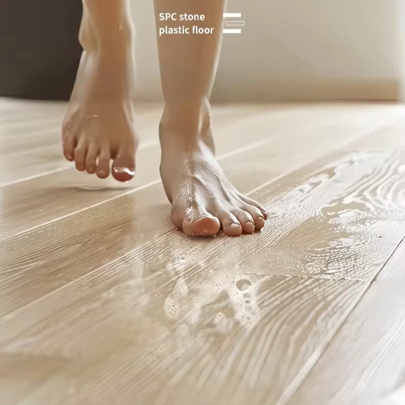 Waterproof Plastic Vinyl Flooring Commercial Floor Tile Free Sample SPC Click Laminate Flooring