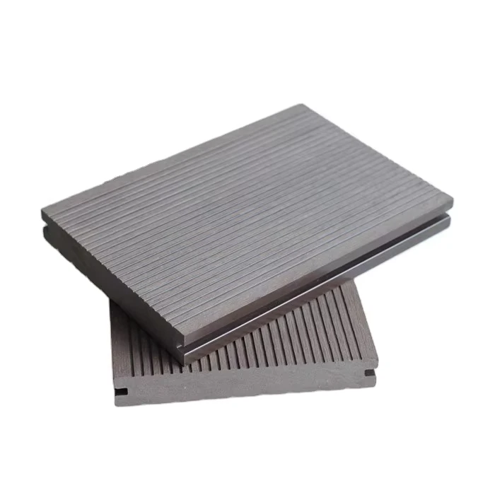 Waterproof WPC Modern Outdoor Decking Board with Wood Grain Brushed Finish Anti Slip Eco Friendly Composite Flooring for Balcony