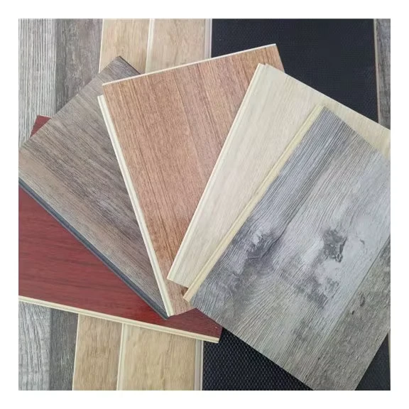 Waterproof Wear Resistant Spc Flooring 5mm Wood Engineered Flooring Plastic Tiles Click Spc Flooring
