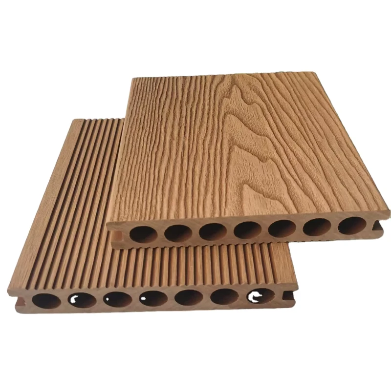 Waterproof Wood Plastic Composite Decking UV Resistant Outdoor WPC DIY Decking Tiles