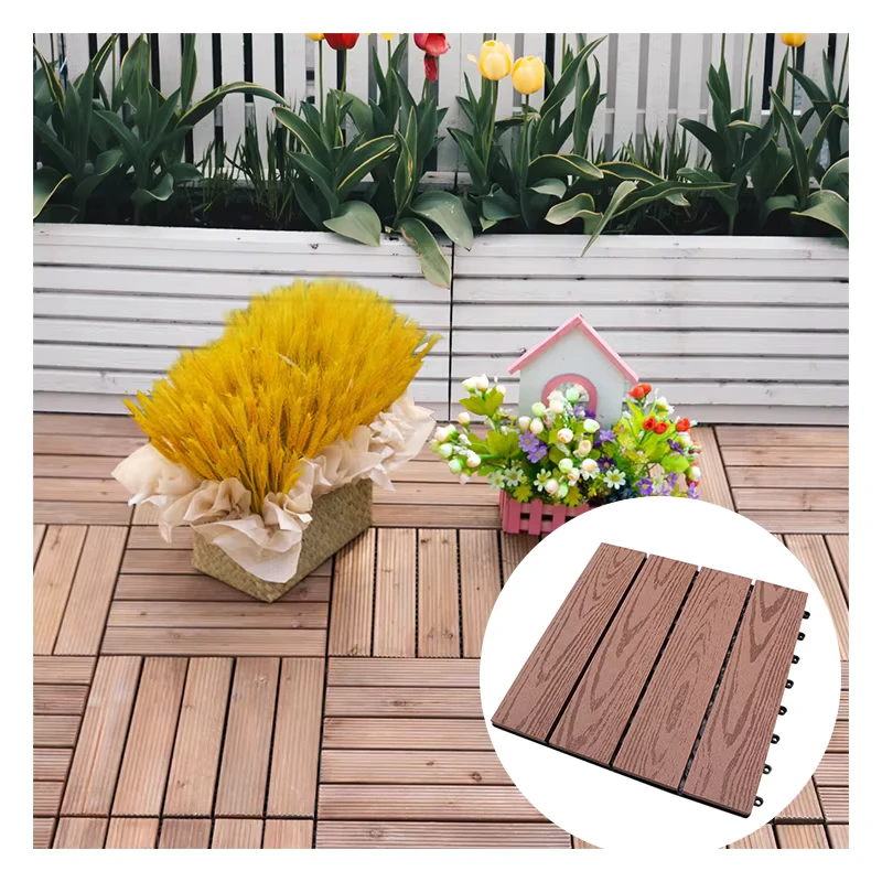 Waterproof Wooden Flooring Interlock Flooring Interactive Floor Tiles
