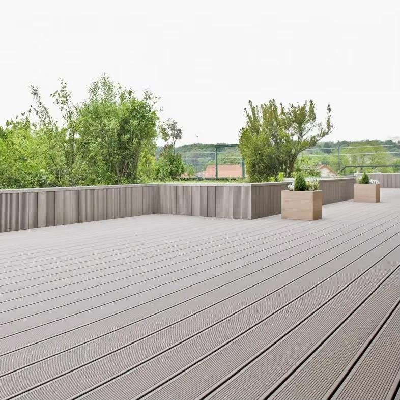 Waterproof Wpc Decking Solid Composite Decking Board Outdoor Floor Wood Plastic Composite
