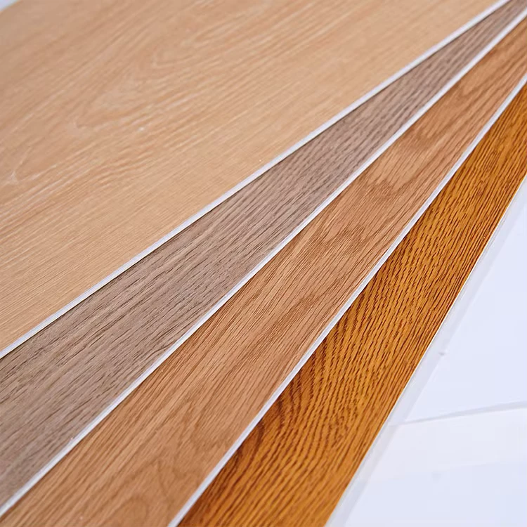 Waterproof and Durable SPC Flooring with Laminated Plastic and Wood Grain Finish Custom Designs Accepted Suitable for Hotels