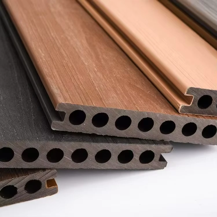 Wear Resistant WPC Decking Easy Clean Commercial Outdoor WPC Paving Decking