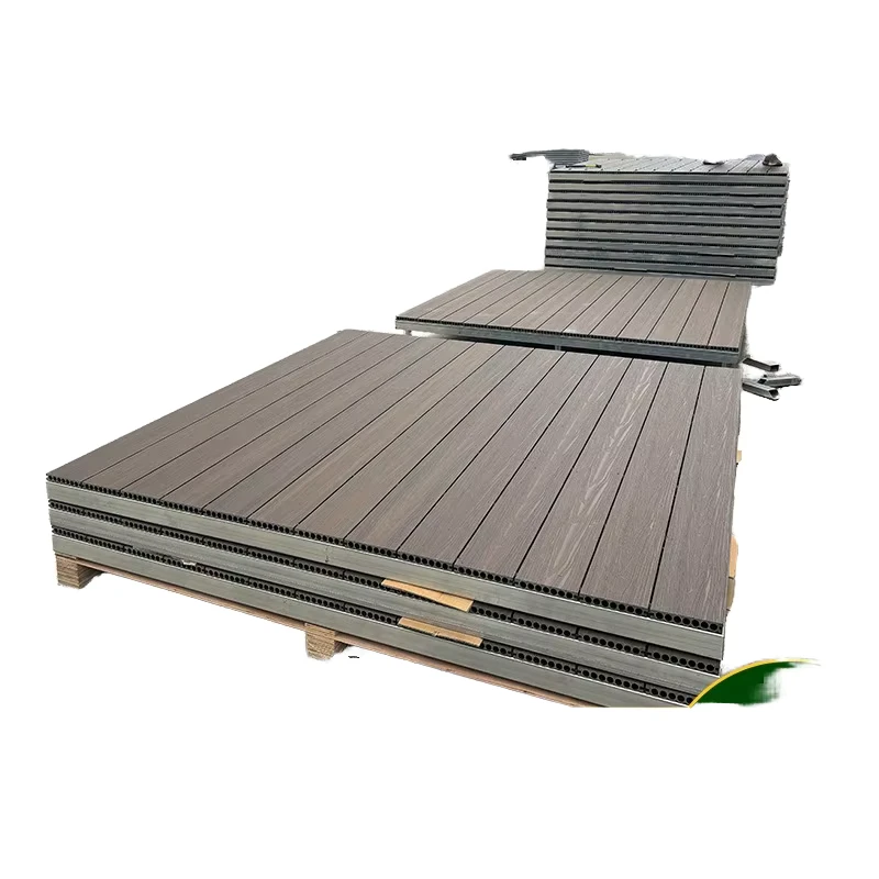 Weather Resistant Low Maintenance Wood Plastic Composite Decking for Patios Gardens & Balconies