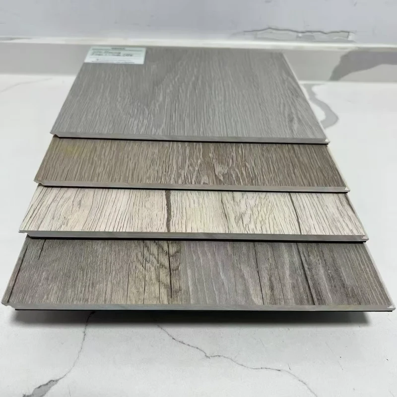White Design Waterproof Plastic Floor Plank Wood Luxury Vinyl PVC SPC Core Click Flooring 6mm 6.5mm for Home Decor