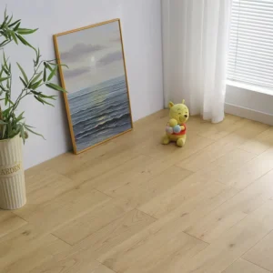 Wide Plank Engineered Wood Flooring High Durability Perfect for Living Room & Bedroom
