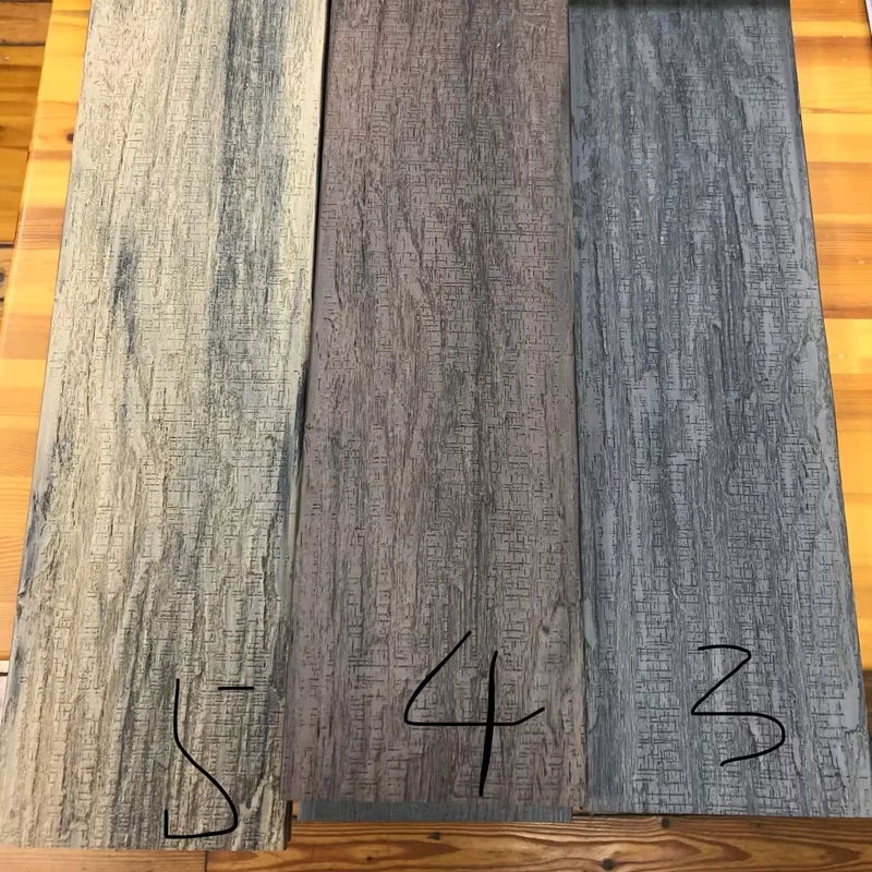 Wood Grain Texture Weather Resistant Composite Decking WPC Decking for Outdoor Garden