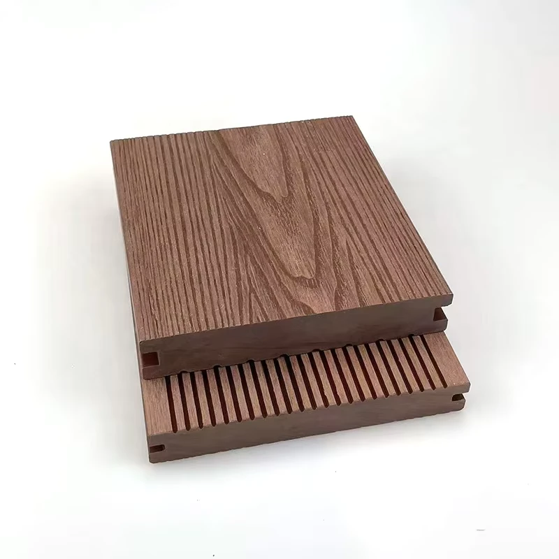 Wood Plastic Composite Decking Hollow Floor Outdoor Decking Flooring Wpc Wood Decking