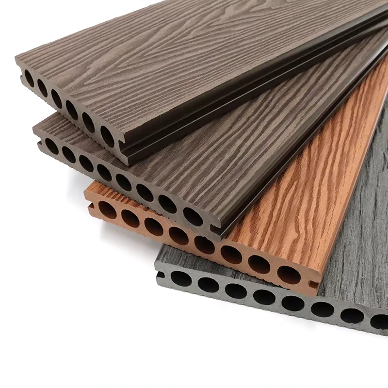 Wood Plastic Composite Decking Solid Floor Outdoor Decking Flooring WPC Wood Decking