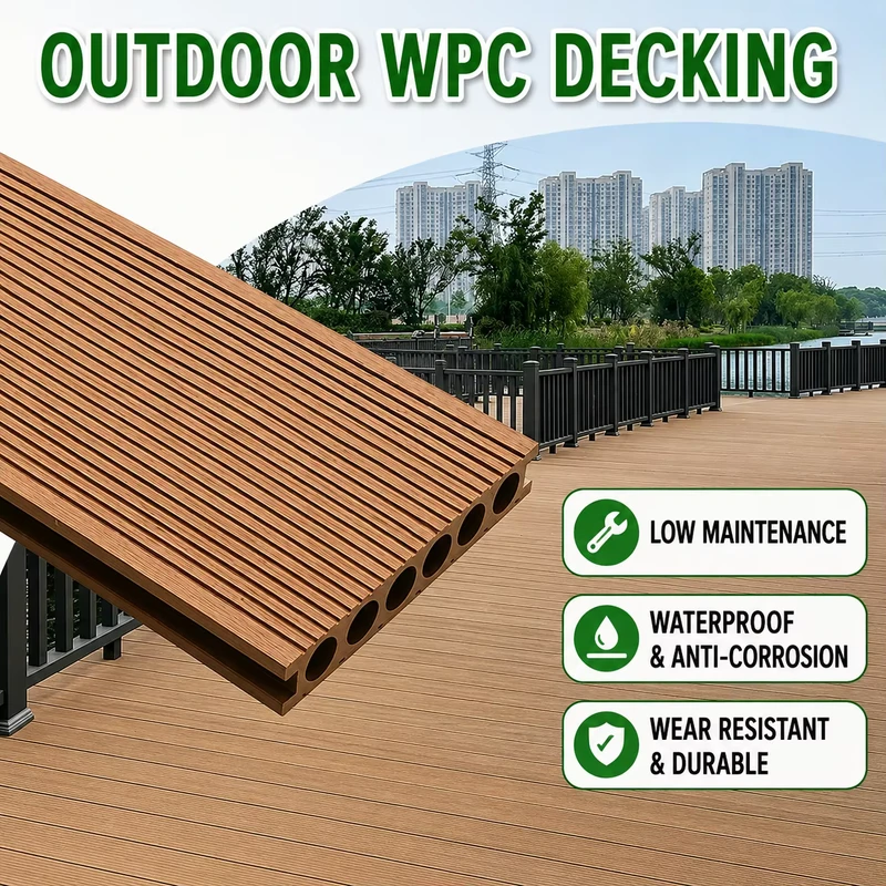 decking residential decking commercial decking outdoor construction materials hollow composite